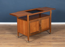 Load image into Gallery viewer, 1960s Retro Teak G Plan Fresco Drinks Trolley Bar By Victor Wilkins