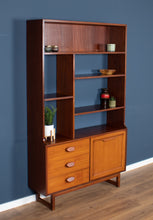 Load image into Gallery viewer, Retro Teak 1960s Stonehill Mid Century Wall Unit Room Divider Shelving Bookcase