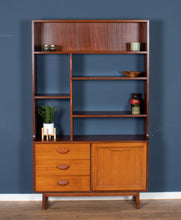 Load image into Gallery viewer, Retro Teak 1960s Stonehill Mid Century Wall Unit Room Divider Shelving Bookcase