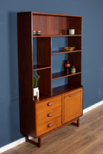 Load image into Gallery viewer, Retro Teak 1960s Stonehill Mid Century Wall Unit Room Divider Shelving Bookcase