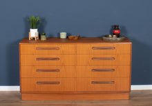 Load image into Gallery viewer, Retro Teak 1960s G Plan Fresco 8 Drawer Chest Of Drawers Sideboard