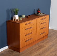 Load image into Gallery viewer, Retro Teak 1960s G Plan Fresco 8 Drawer Chest Of Drawers Sideboard