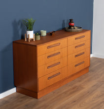 Load image into Gallery viewer, Retro Teak 1960s G Plan Fresco 8 Drawer Chest Of Drawers Sideboard