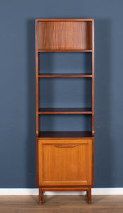 Retro Teak 1960s Stonehill Mid Century Wall Unit Room Divider Shelving Bookcase