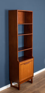 Retro Teak 1960s Stonehill Mid Century Wall Unit Room Divider Shelving Bookcase