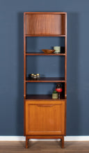 Load image into Gallery viewer, Retro Teak 1960s Stonehill Mid Century Wall Unit Room Divider Shelving Bookcase