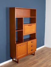 Load image into Gallery viewer, Retro Teak 1960s Stonehill Mid Century Wall Unit Room Divider Shelving Bookcase