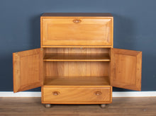 Load image into Gallery viewer, Blonde Ercol Model 469 Light Elm Windsor Bureau Desk