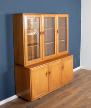 Load image into Gallery viewer, Vintage Ercol Elm Windsor Glazed Display Dresser Sideboard Model 803, 806