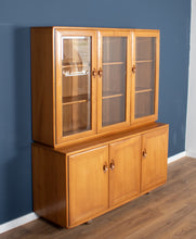 Load image into Gallery viewer, Vintage Ercol Elm Windsor Glazed Display Dresser Sideboard Model 803, 806