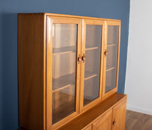 Load image into Gallery viewer, Vintage Ercol Elm Windsor Glazed Display Dresser Sideboard Model 803, 806