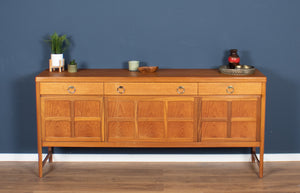 Retro Teak 1960s Nathan Squares Mid Century Sideboard