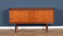 Load image into Gallery viewer, Retro Teak 1960s Homeworthy Chest Of Drawers TV Cabinet Sideboard