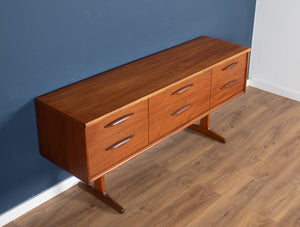 Retro Teak 1960s Austinsuite Mid Century 6 Drawer Chest Sideboard