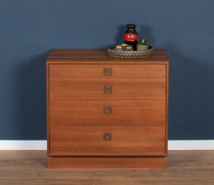 Retro Teak 1960s G Plan Form Five 5 Chest Of Drawers