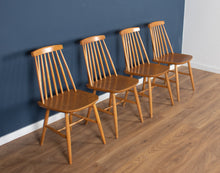 Load image into Gallery viewer, Four 4 Retro 1950s Mid Century Farstrup Danish Dining Chairs