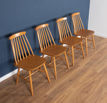 Load image into Gallery viewer, Four 4 Retro 1950s Mid Century Farstrup Danish Dining Chairs