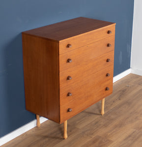 Retro Teak 1960s Avalon Mid Century Chest Of Drawers