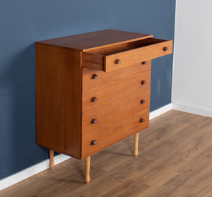 Retro Teak 1960s Avalon Mid Century Chest Of Drawers