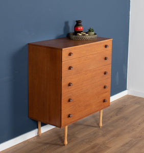 Retro Teak 1960s Avalon Mid Century Chest Of Drawers