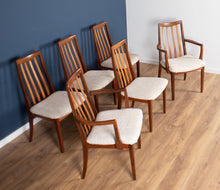 Load image into Gallery viewer, Retro Teak 1960s Mid Century Dining Table &amp; 6 Chairs By G Plan Victor Wilkins