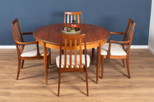 Load image into Gallery viewer, Retro Teak 1960s Mid Century Dining Table &amp; 6 Chairs By G Plan Victor Wilkins