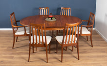 Load image into Gallery viewer, Retro Teak 1960s Mid Century Dining Table &amp; 6 Chairs By G Plan Victor Wilkins