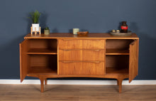 Load image into Gallery viewer, Retro Teak 1960s Mcintosh Style Sutcliffe S Form Sideboard