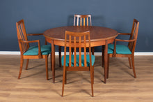 Load image into Gallery viewer, Retro Teak 1960s Mid Century Dining Table &amp; 6 Chairs By G Plan Victor Wilkins