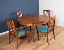 Load image into Gallery viewer, Retro Teak 1960s Mid Century Dining Table &amp; 6 Chairs By G Plan Victor Wilkins