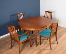 Load image into Gallery viewer, Retro Teak 1960s Mid Century Dining Table &amp; 6 Chairs By G Plan Victor Wilkins