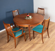 Load image into Gallery viewer, Retro Teak 1960s Mid Century Dining Table &amp; 6 Chairs By G Plan Victor Wilkins