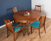 Load image into Gallery viewer, Retro Teak 1960s Mid Century Dining Table &amp; 6 Chairs By G Plan Victor Wilkins