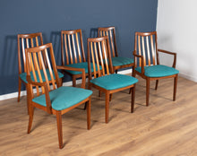 Load image into Gallery viewer, Retro Teak 1960s Mid Century Dining Table &amp; 6 Chairs By G Plan Victor Wilkins