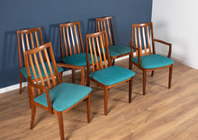 Load image into Gallery viewer, Retro Teak 1960s Mid Century Dining Table &amp; 6 Chairs By G Plan Victor Wilkins