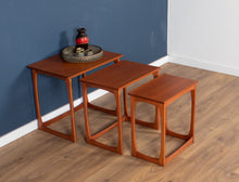 Load image into Gallery viewer, Retro Teak 1960s Mid Century Nest Of Tables Coffee Tables