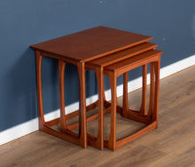 Load image into Gallery viewer, Retro Teak 1960s Mid Century Nest Of Tables Coffee Tables