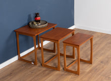 Load image into Gallery viewer, Retro Teak 1960s Mid Century Nest Of Tables Coffee Tables