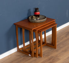 Load image into Gallery viewer, Retro Teak 1960s Mid Century Nest Of Tables Coffee Tables