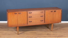 Load image into Gallery viewer, Retro Teak 1960s Mid Century Long Teak Sideboard