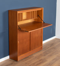 Load image into Gallery viewer, Retro Teak 1960s Desk Bureau Writing Desk By Herbert E Gibbs