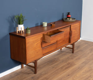 Retro Teak 1960s Long Mid Century Sideboard By Jentique