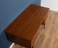 Load image into Gallery viewer, Retro Danish 1960s Mid Century Two Sided Desk With Bookcase