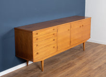 Load image into Gallery viewer, Retro Satinwood 1960s Alfred Cox Mid Century Sideboard