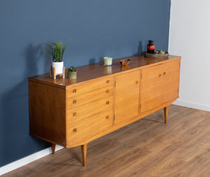 Retro Satinwood 1960s Alfred Cox Mid Century Sideboard