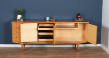 Load image into Gallery viewer, Retro Satinwood 1960s Alfred Cox Mid Century Sideboard