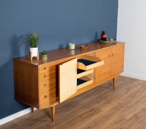 Retro Satinwood 1960s Alfred Cox Mid Century Sideboard