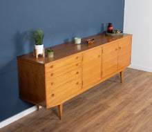 Load image into Gallery viewer, Retro Satinwood 1960s Alfred Cox Mid Century Sideboard