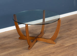 Retro Teak 1960s G Plan Teak & Glass Coffee Table Astro Table