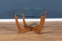 Load image into Gallery viewer, Retro Teak 1960s G Plan Teak &amp; Glass Coffee Table Astro Table